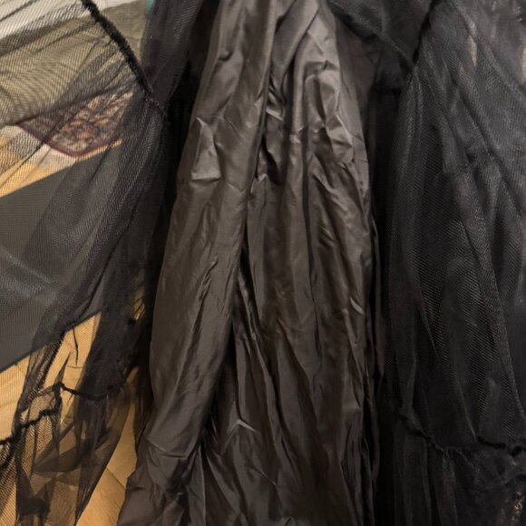 Silk + Tulle Morgane Le Fay Charcoal Gray Ball Skirt - Romantic & Rare - XS,S,M - Picture 7 of 17